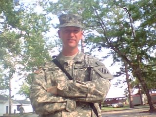 Notice that my husband is not shooting at us, despite his rifle and obvious ability?