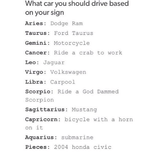 what-car-you-should-drive-based-on-your-sign-aries-22637159